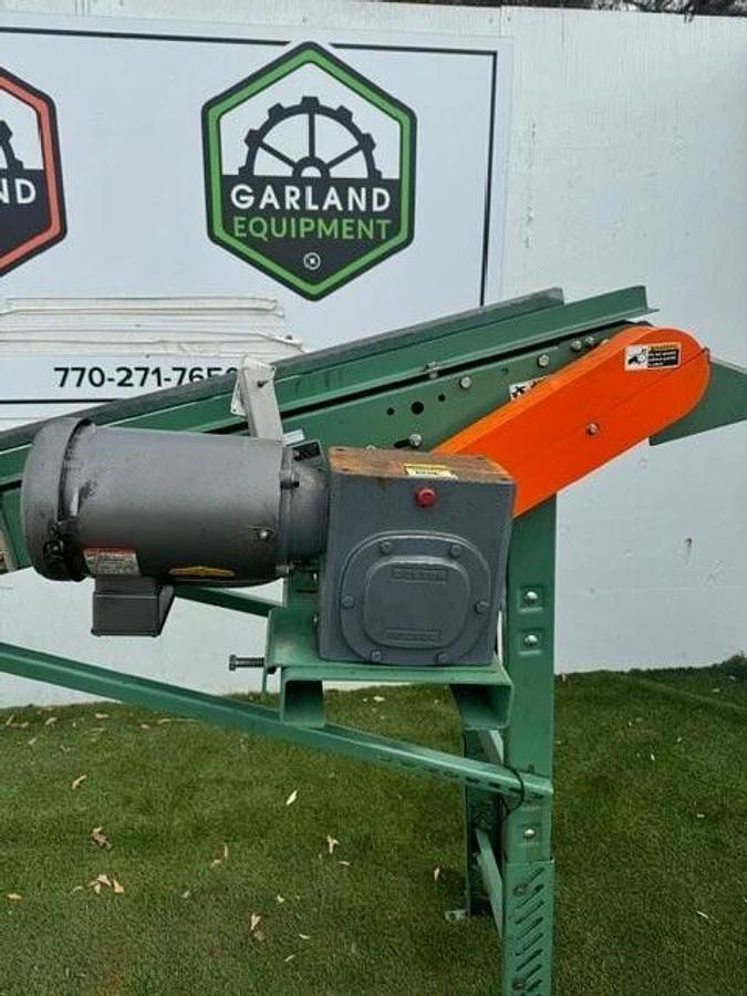 Used Roach Conveyors 537541, 13” x 7’ 7” Conveyor Set Up, w/ 1Hp 230/460 Motor