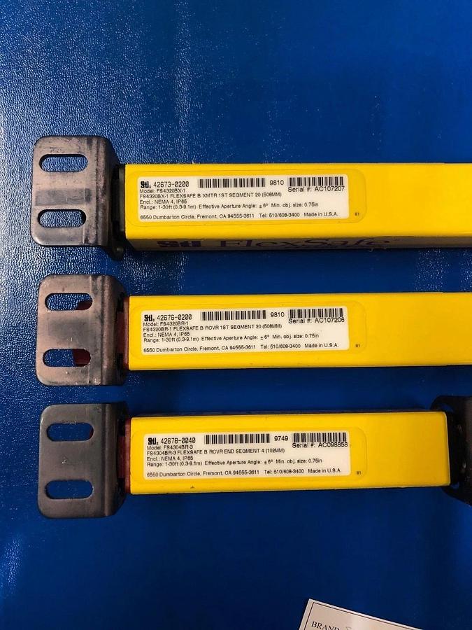 Used Sti FlexSafe FS4300 Series: FS4348BX-1, FS4320BR-1, FS4304BR-3, with cord