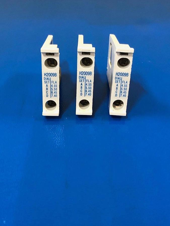 Used Cutler-Hammer H2009B-3 Heater Pack Set of Three