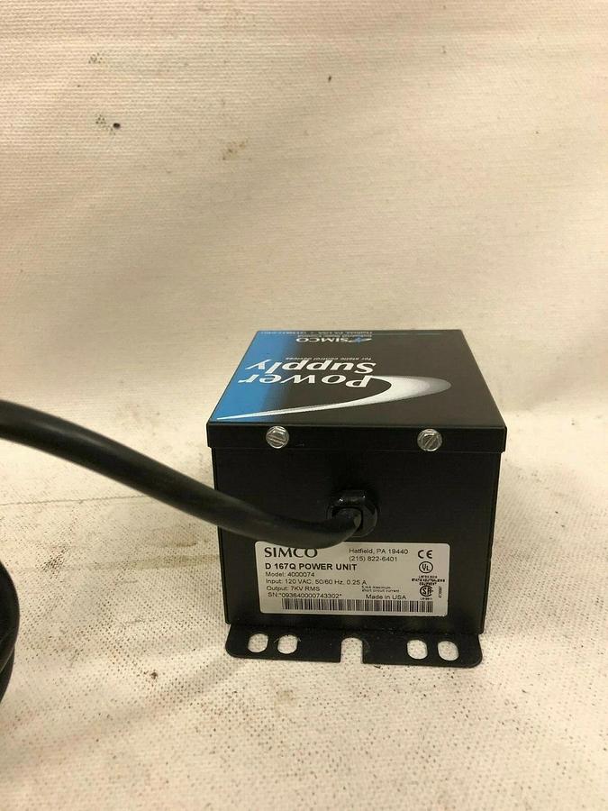 Used Simco D167Q Power Supply for PARTS - Broken Knob