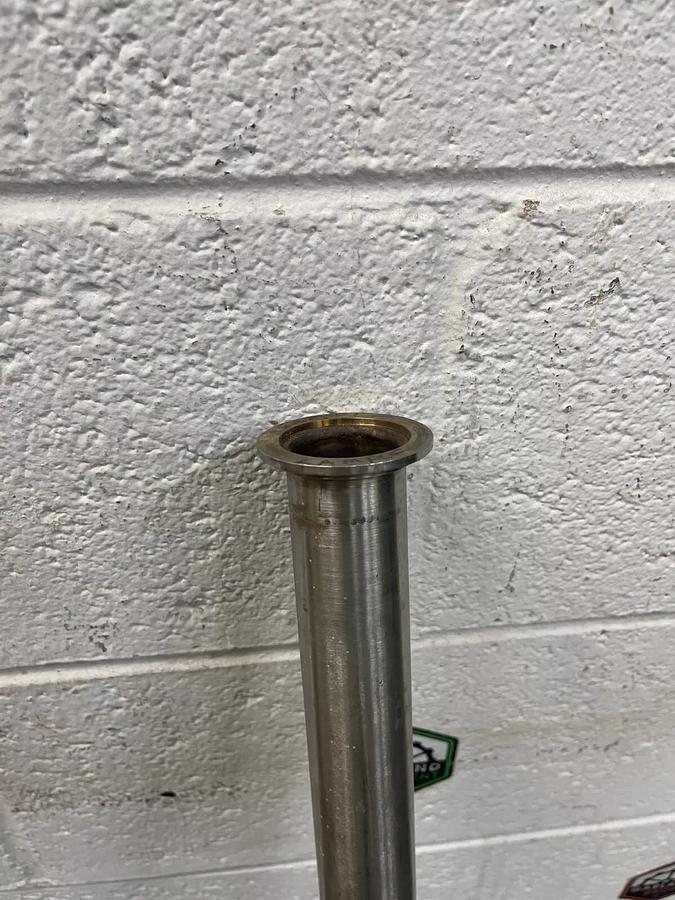 Used M Braun 304 Stainless Steel Sanitary Pipe w/ KF40 Flange