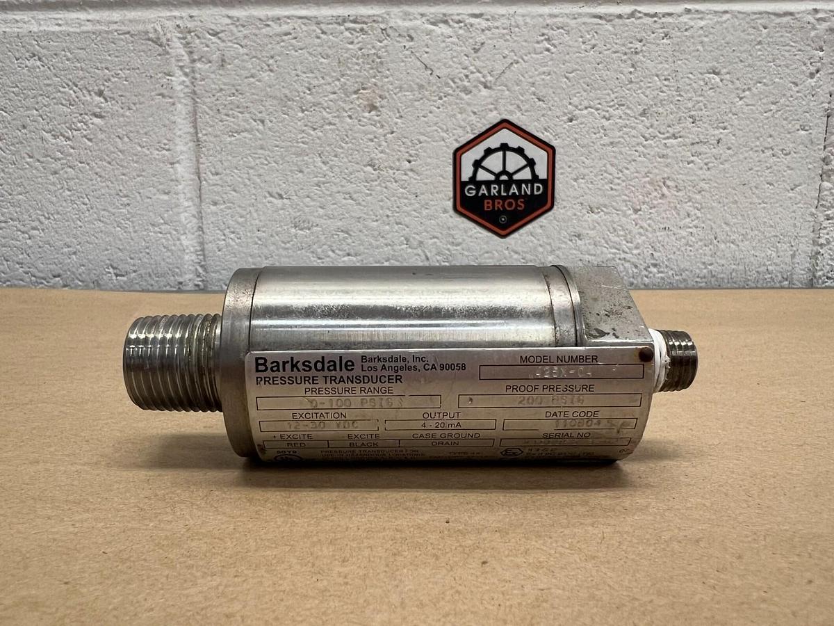 Used Barksdale 425X-04 0-100 PSIG Pressure Transducer