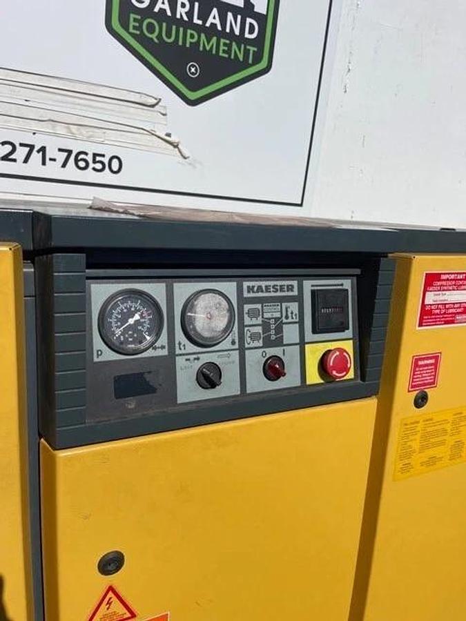 Used Kaeser AS 36 Rotary Screw Air Compressor, 30 HP, 110 PSIG, 135 RPM, MFG 1996