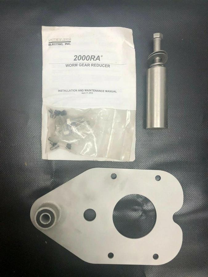 Sterling Electric 37.SDF6K151 Worm Gear Reducer, 2000RA, SS, Ratio 60:1
