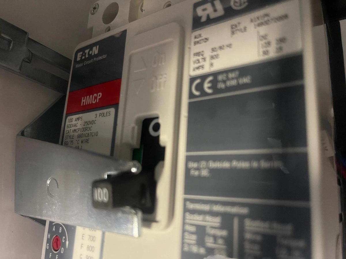 Used Eaton MCC Bucket w/ Size 3 Starter (AN19KN0) & 100A Breaker (HMCP100R3C) *NEW*