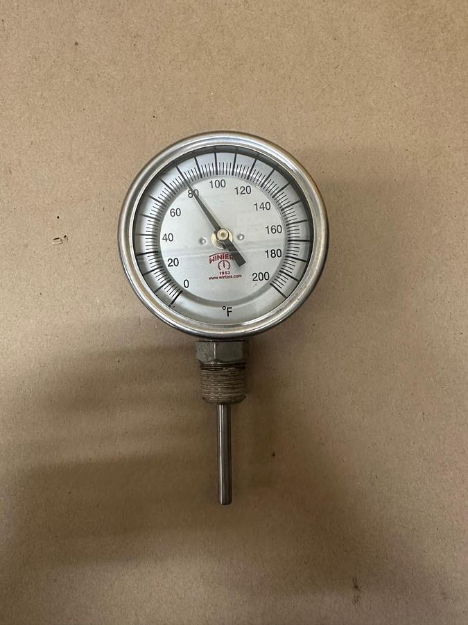Used Winters 1953 0-200 Temperature Gauge