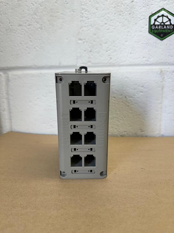 Panduit FDME8RG 8 Port DIN Rail Mount Fiber Enclosure *NEW*