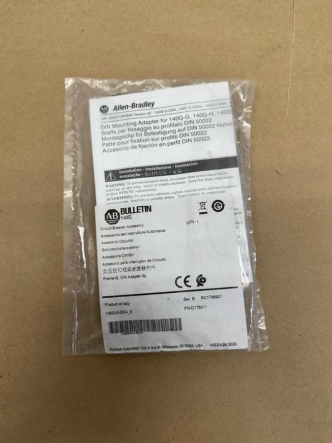 Used Allen Bradley 140G-G-DRA_B Circuit Breaker Accessory *NEW*