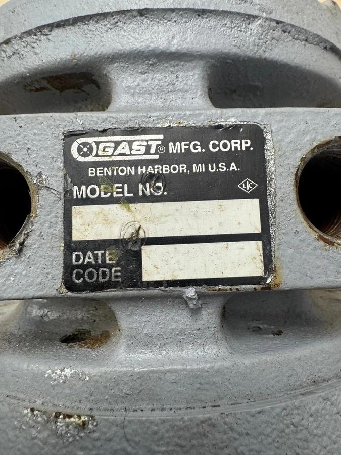 Used Gast RAC 878 Air Powered Gear Drive *No Nomenclature*