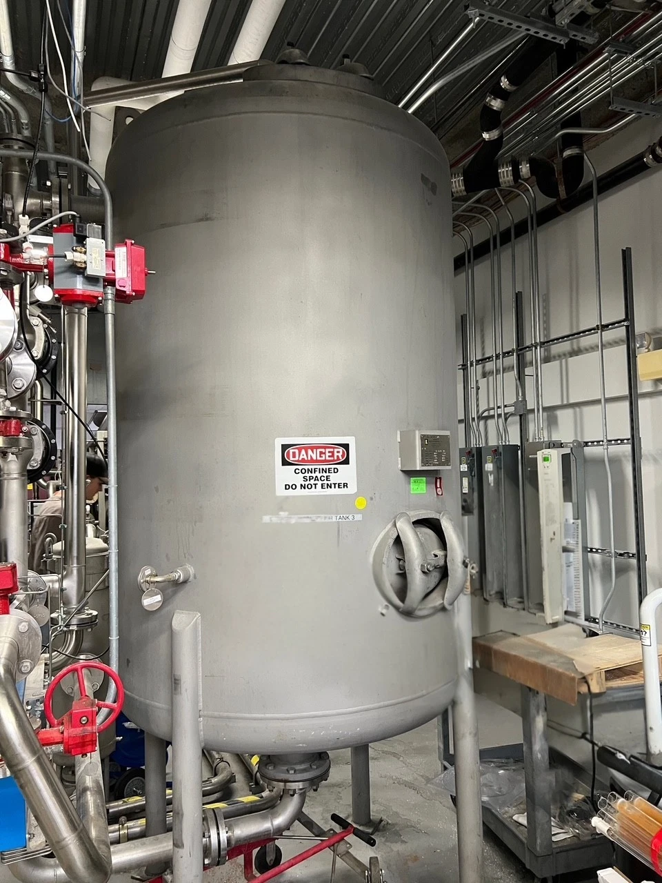 Used Ross Engineering Vertical Carbon Absorber Pressure Vessel 840 Gal, 316SS