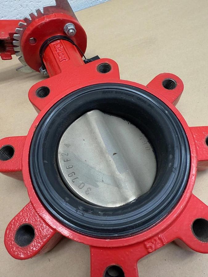 Used Bray Controls 20-0400-92801-56 4” Butterfly Valve