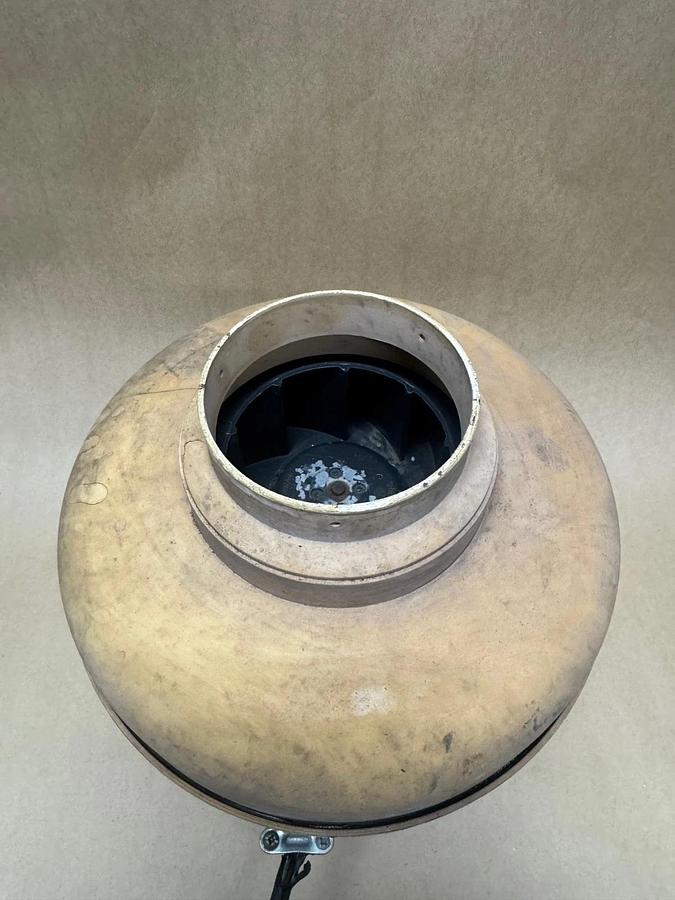 Used FanTech FR100 Inline Duct Fan, 115V, 60Hz, 37A, 2” & 3-3/4” Bores