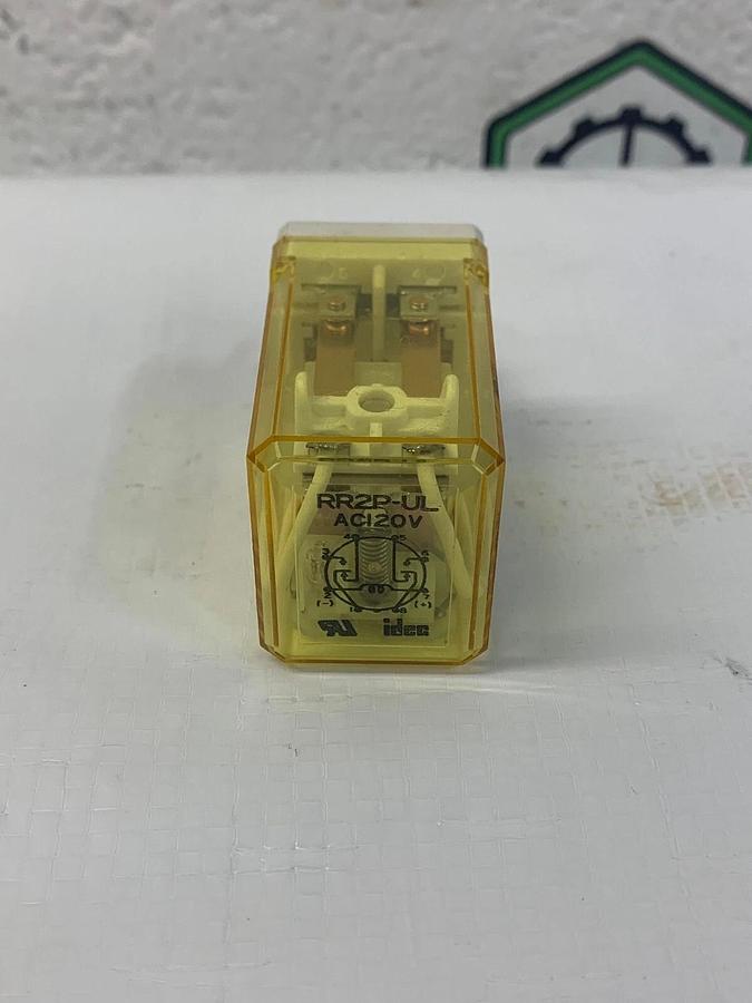 Used IDEC RR2P-UL AC120V General Purpose Relay (lot of 4)