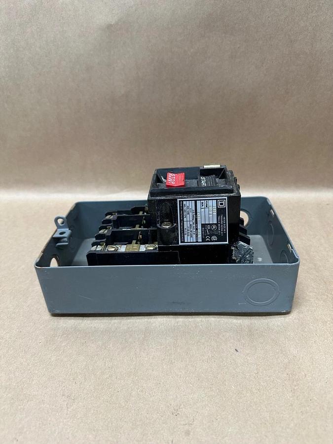 Used Square D 2510 NEMA Size M-1 Starter