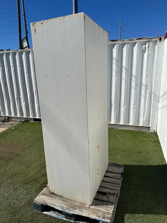 Used Industrial Storage Cabinet 2 Door, 3 Shelf Cabinet W: 36”, D: 23”, H: 80”