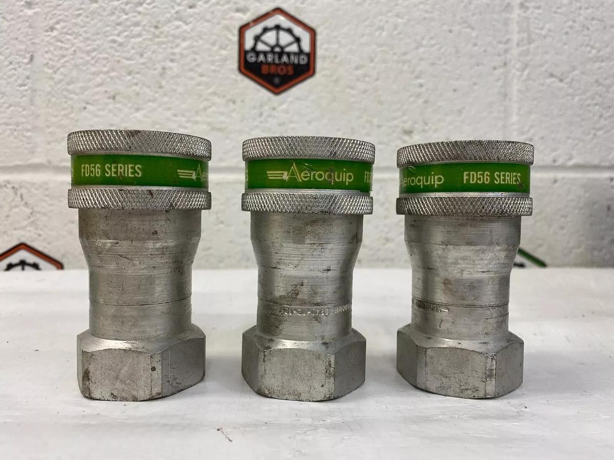 Used Aeroquip FD56 Quick Disconnect Couplings - Lot of 3
