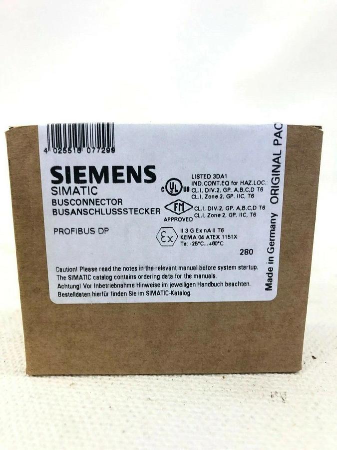 Used Siemens 6ES7972-0BA51-0XA0 BUS Connector