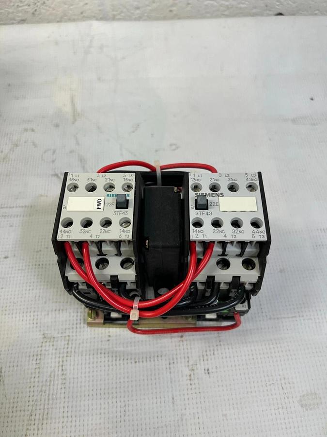 Used Siemens 3TF4322-6E Reversing Contactor