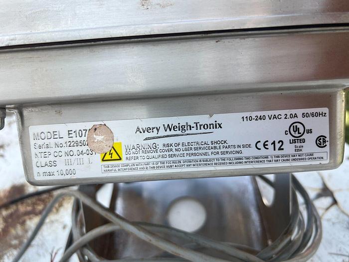 Used H&H Products Bulk Bag Fill Station, Load Cell, Avery Weightronix Digital ReadOut