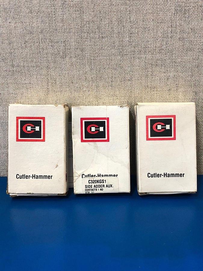 Cutler-Hammer C320KGS1 Side Adder Aux Series A2 LOT of 3