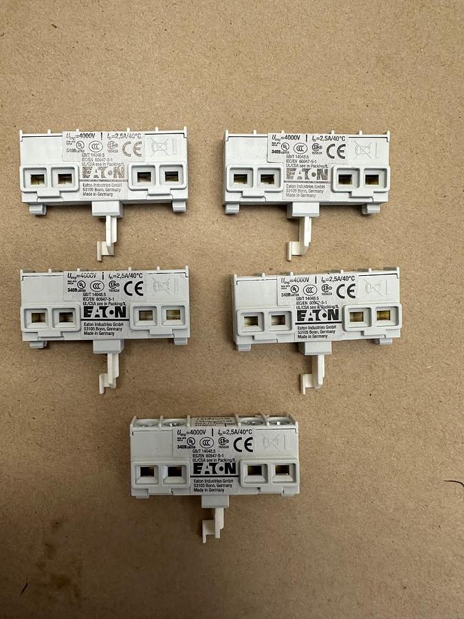 Eaton XTPAXFA11 NHI-E-11-PKZ0 Auxiliary Contact, 5-Pack