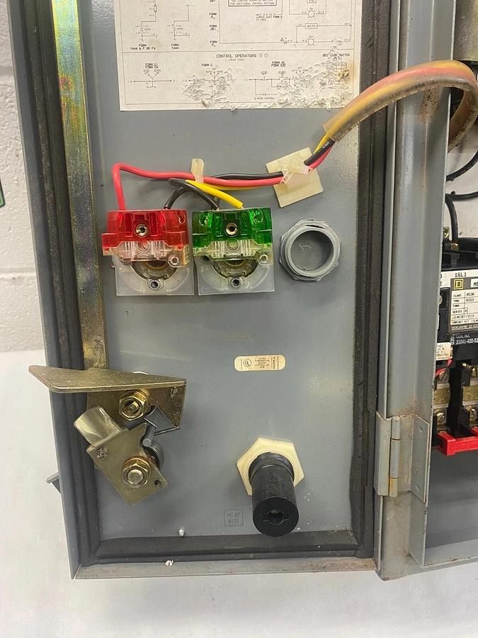 Used Square D 8539 SC54 A Ser D Combination Starter Motor Circuit Protector