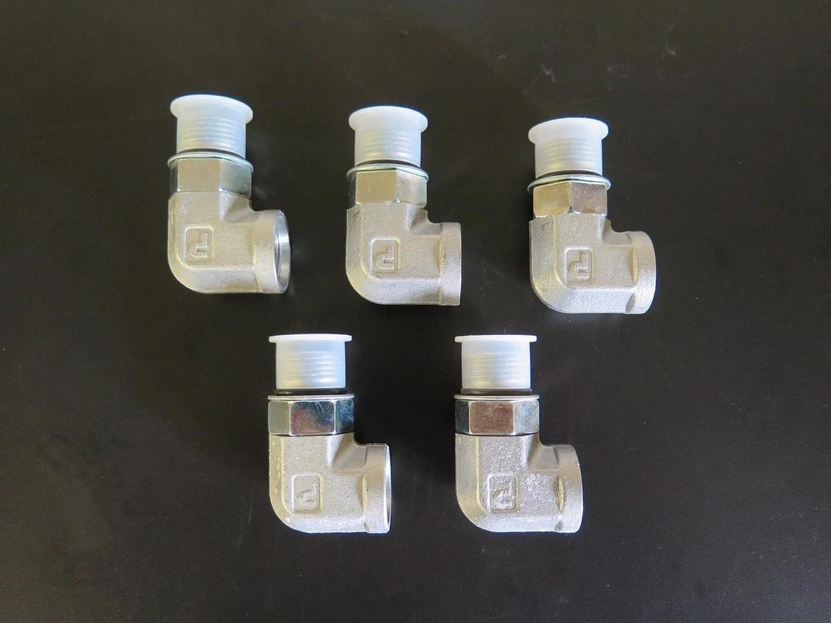 Used Parker Female Elbow 10 AOEG5-S (Lot of 10) NIB