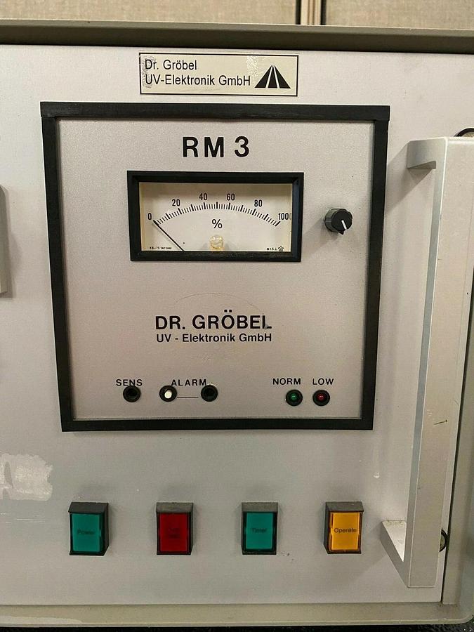 Used Dr. Grobel UV-Elektronick GmbH UVLQ 400/D UV Light Source, Spot Curing System