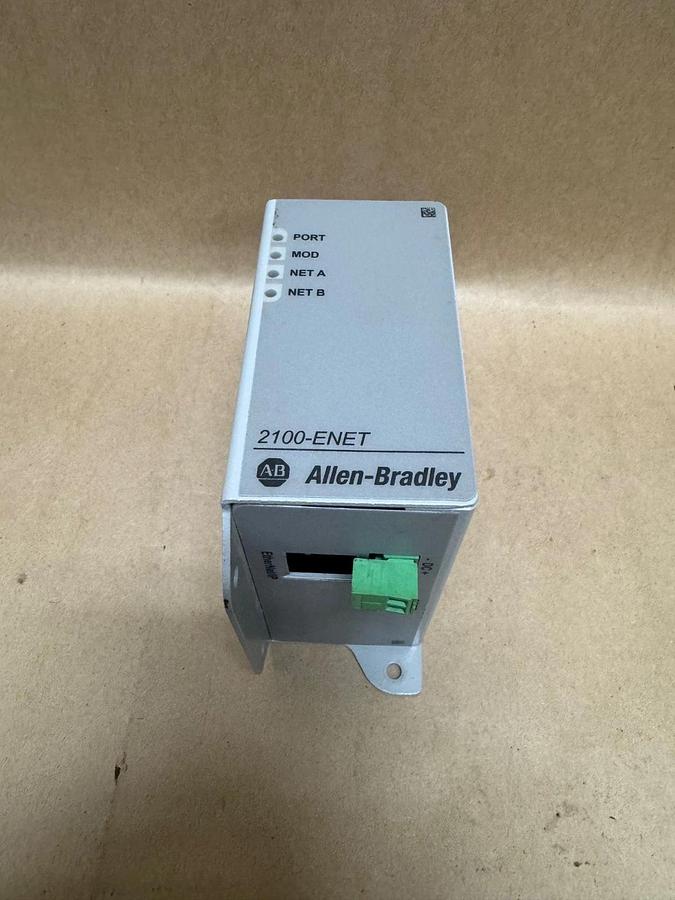 Used Allen Bradley 2100-ENET Series A Ethernet Adapter (Parts Only)