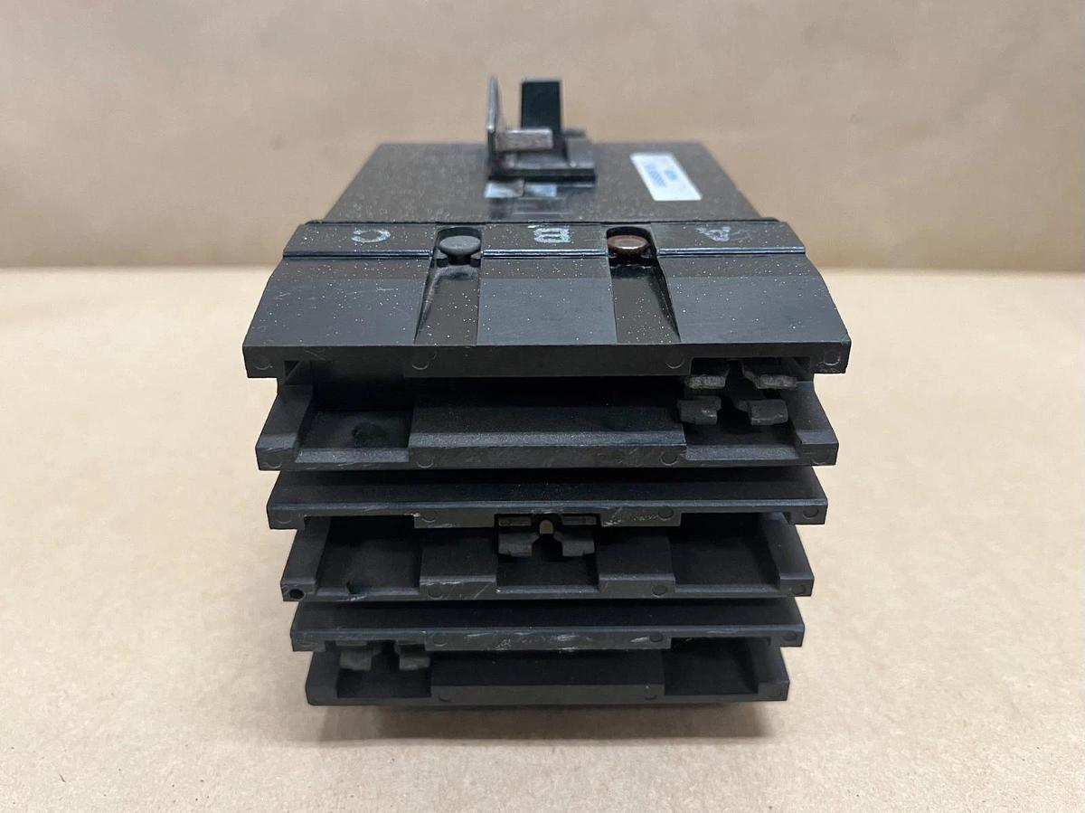 Used Square D FA-36015 3 Pole, 15A, 600VAC Circuit Breaker