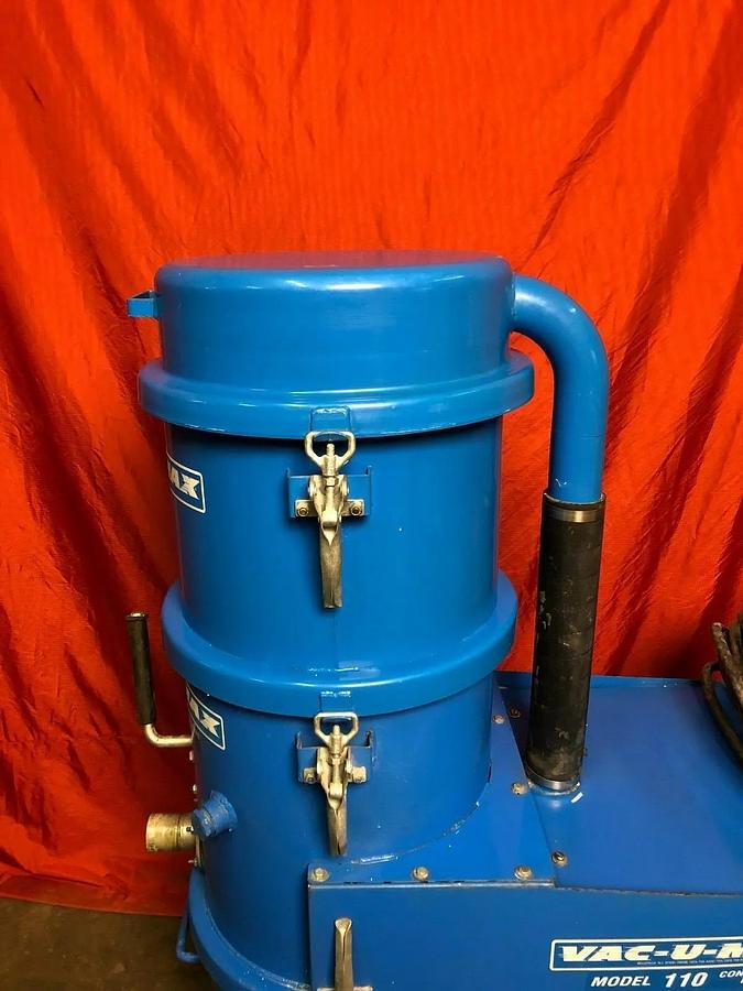 Used Vac-U-Max Model 110 Explosion Proof Industrial Vacuum Cleaner MDL110.01