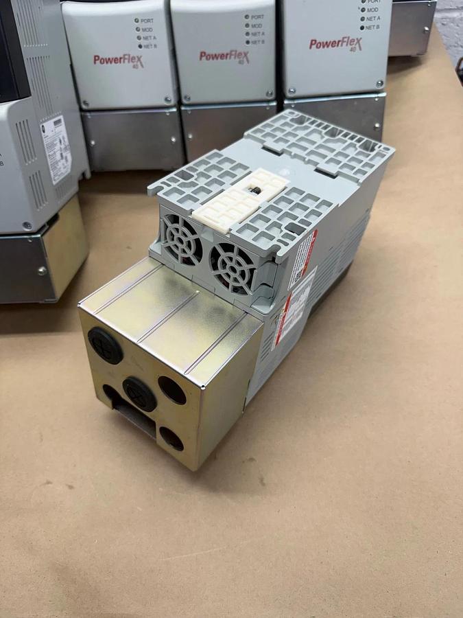 Used Allen-Bradley 22B-D010N104 Ser A PowerFlex 40, with 22-JBCB Conversion Kit Box