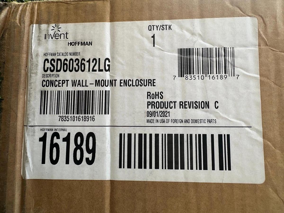 Used NVent CSD603612LG Enclosure *NEW*