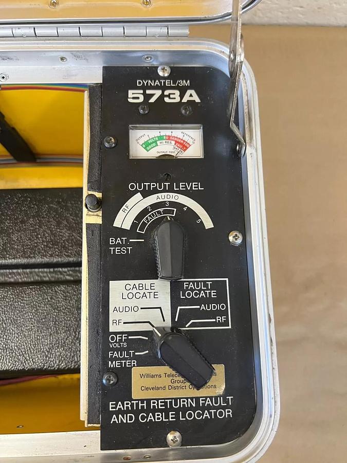 Used Dynatel 573A Sheath Fault Cable Locator, PARTS ONLY