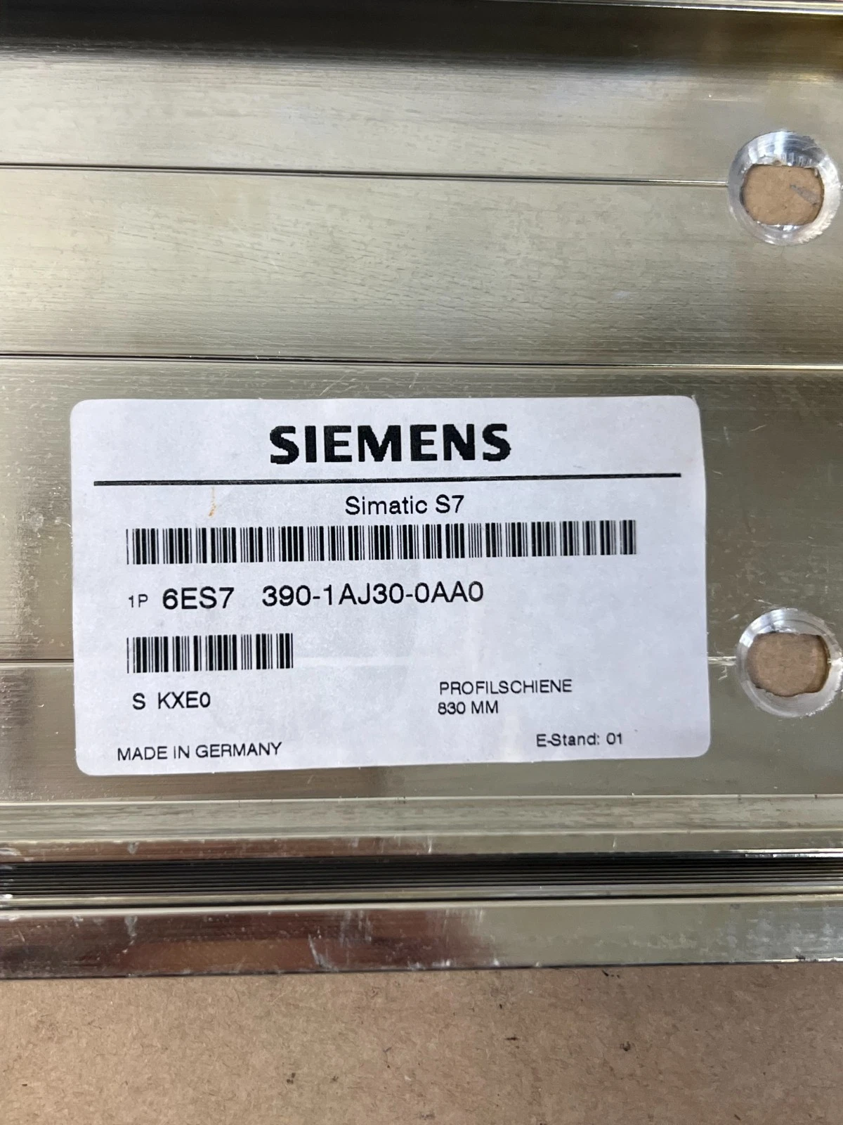 Used Siemens 6ES7 390-1AJ30-0AA0 Mounting Rail