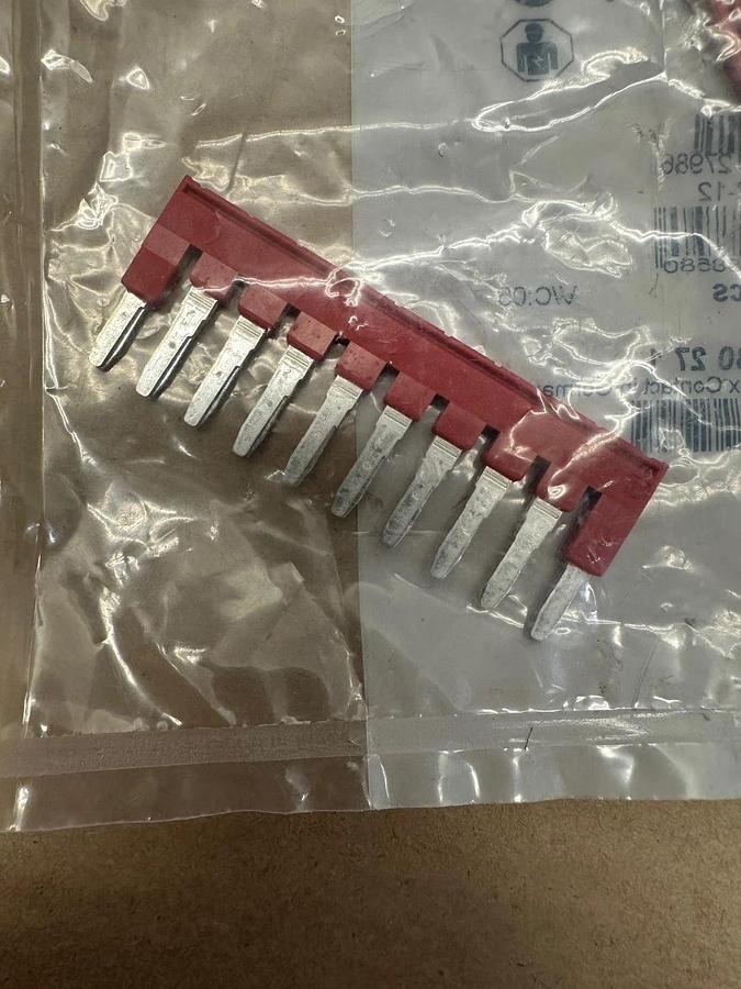 Used Phoenix Contact FBS 10-6 Plug-In Bridge, 10 Pack *FACTORY SEALED*