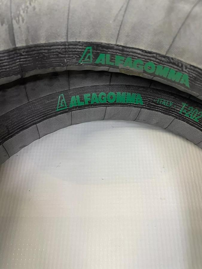 Used Alfagomma T-202 (10 Bar) (150 PSI) General Purpose EPDM Hose 1.5" ID (9' Long)