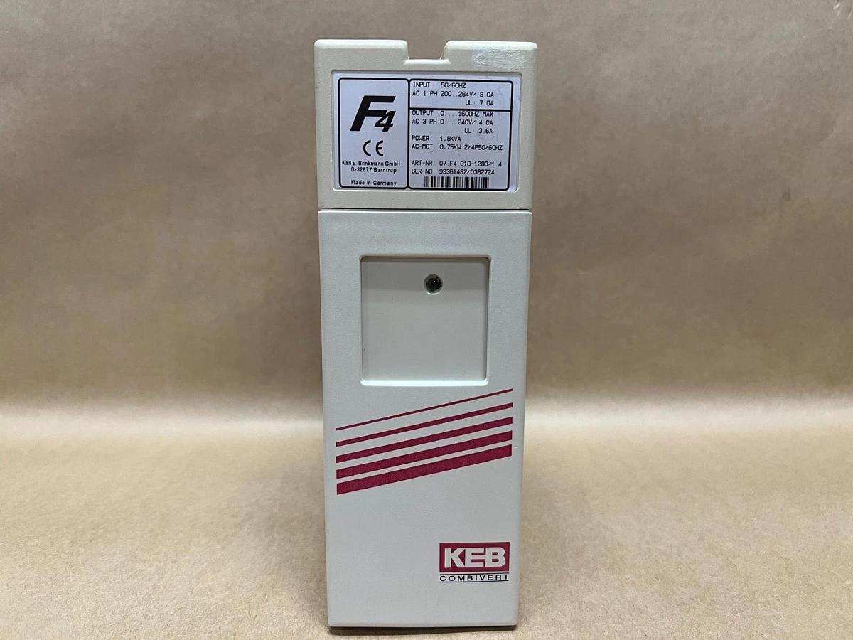 Used KEB 07.F4.C1D-1280/1.4 F4 Combivert Inverter