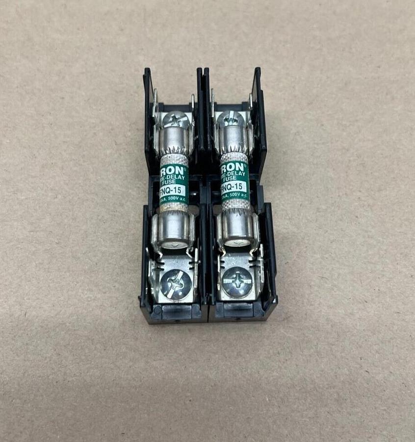 Used Bussmann FNQ-15 Tron Time-Delay Fuse