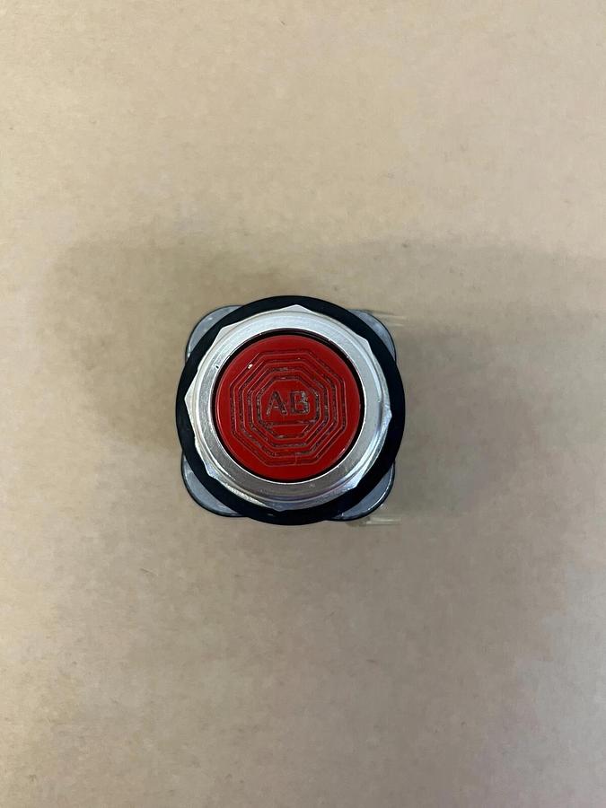 Used Allen Bradley 800T-A Ser. T Red Push Button