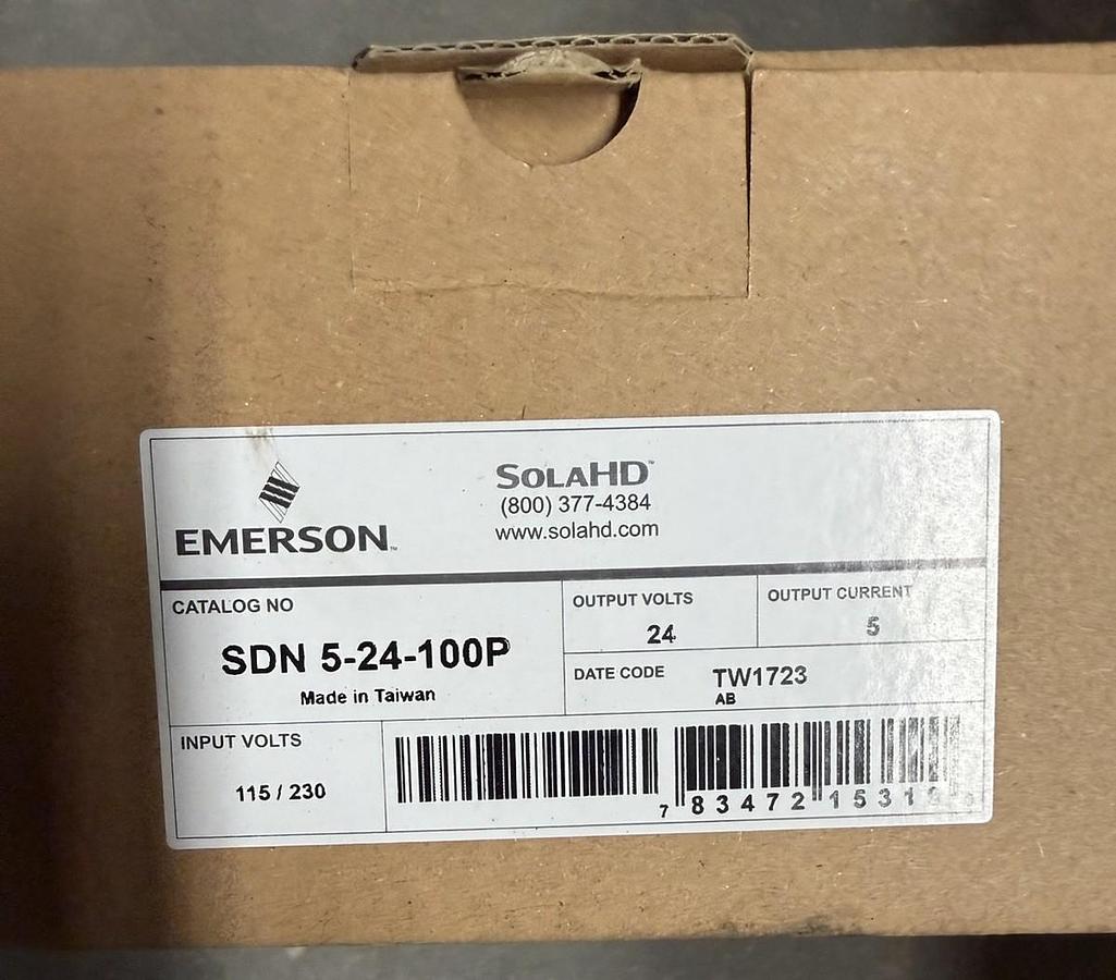 Emerson SolaHD SDN 40–24–100C Power Supply AC-DC 24V 40A 85-264V *NEW*