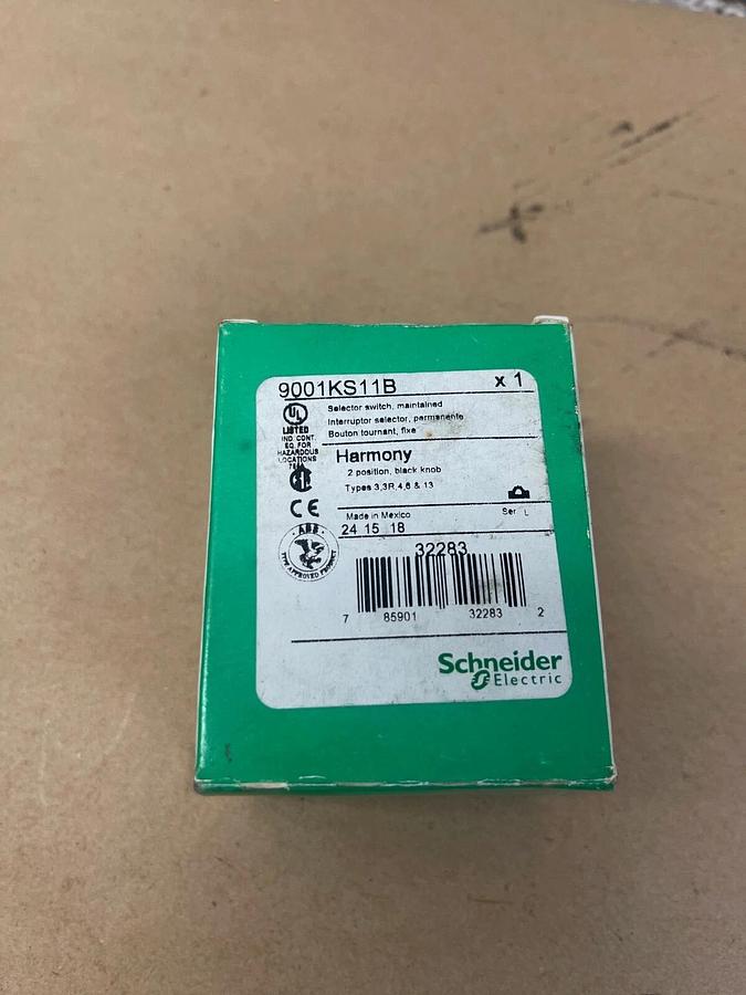 Schneider Electric 9001KS11B, Harmony, 2 Position Selector Switch
