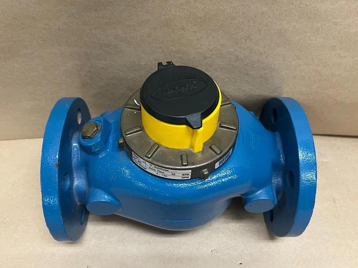 Used Niagara Liquid Meters Typ 123 Size 2" Flowmeter, Max. 122 F, 227 PSI ,Flow Meter