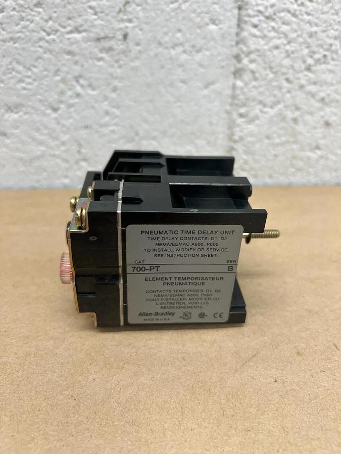 Allen Bradley 700-PT Ser B Pneumatic Time-Delay Attachment