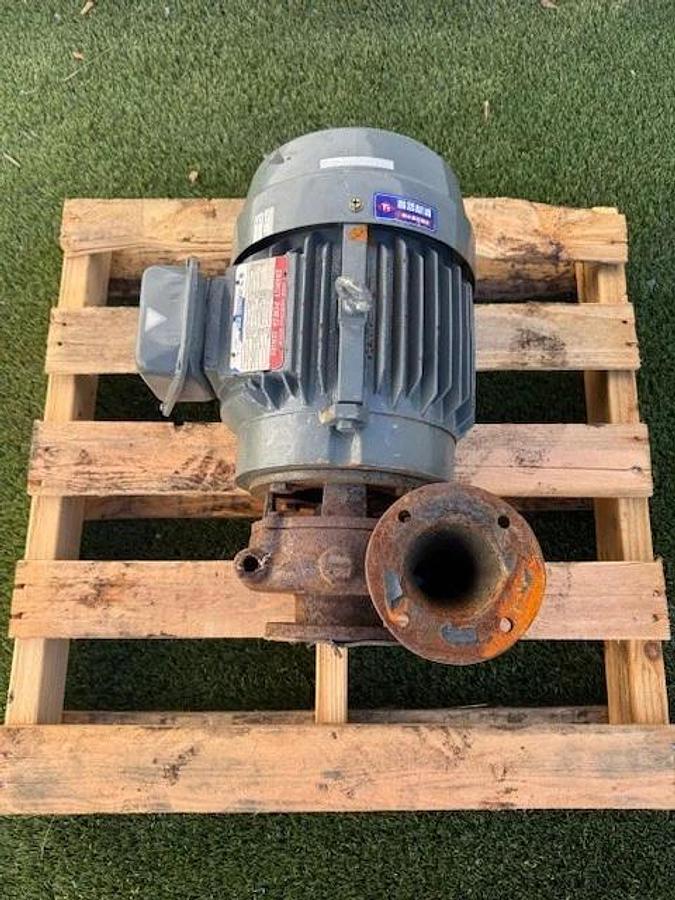 Used Tatung BBFC-HDA 7-1/2Hp Motor @ 3500RPM, 3.5 x 3.5 Chinese Pump