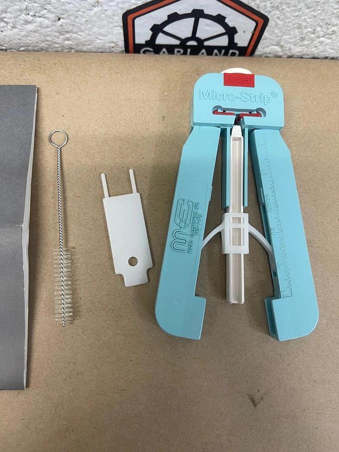 Used Micro Electronics Micro-Strip, Fiber Optics Precision Stripper, MS-1-FS