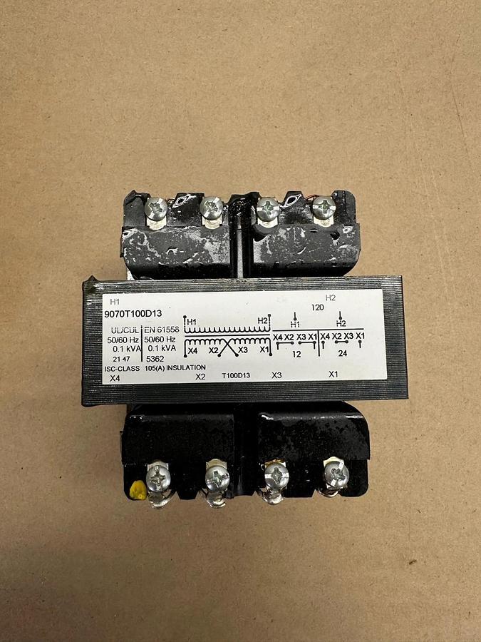 Used Square D 9070T100D13 Industrial Control Transformer *NEW*