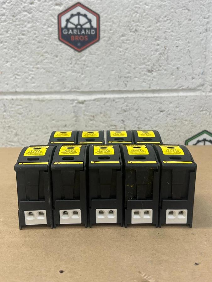 Used BUSS JTN60030 0-30A, 600 VAC, Fuse Holder - Lot of 9