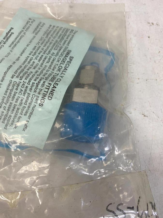 Used Swagelok SS-600-1-8BQ, SS-600-1-12BQ Silver Plated Front Ferrules - Lot of 2