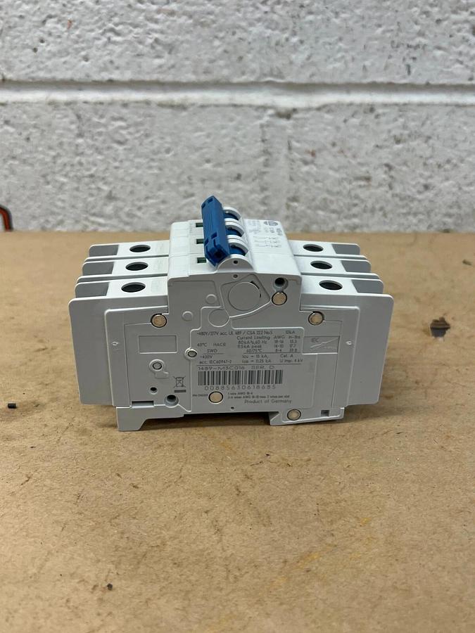 Used Allen Bradley 1489-M3C016 Ser. D Circuit Breaker